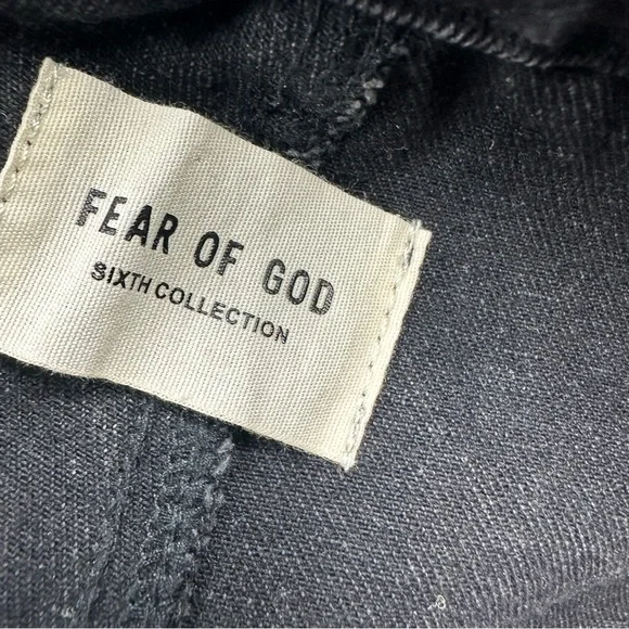 Fear of God Sixth Collection Jui Jitsu Denim Cargo Pants Size Large